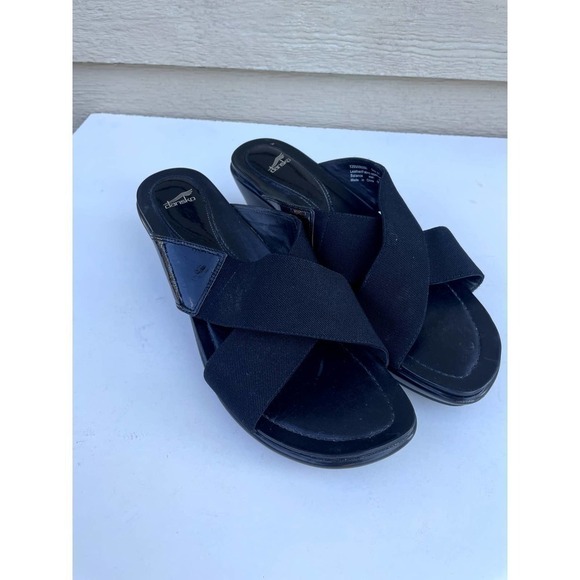 Dansko Wedge Sandals shoes size 41 like new - Picture 1 of 8